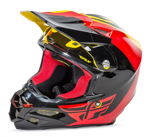 Main image of Fly F2 Carbon Pure Helmet Matte Yellow/Black/Red